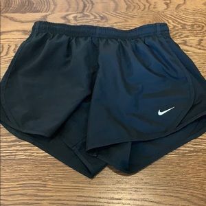 Black Nike athletic shorts